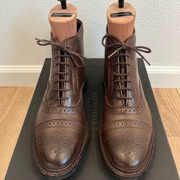 Allen Edmonds Other - Allen Edmonds Hamilton Oxford Boot 8.5D Brown Weatherproof MiUSA🇺🇸